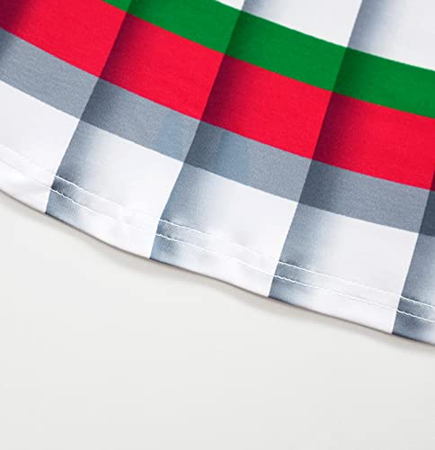 Ultimake Christmas Dress For Girls World Cup Costume Halloween Costumes Size 6 Party Up Cheerleading Outfits Little Cheer Pink Uniforms Short Sleeve Cute Role Play Set Movie 2022 Character, 7-8Y #TOP3