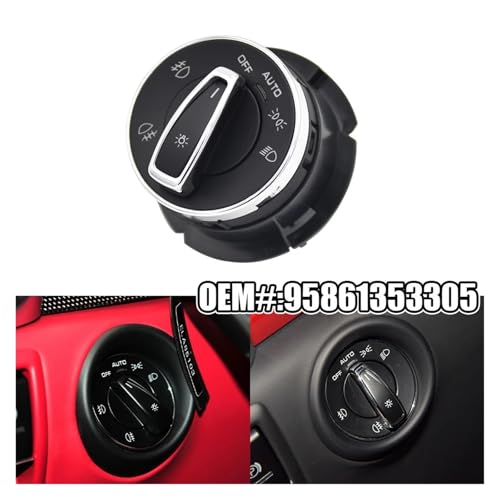 Interrupteur commande phare antibrouillard Porsche finition premium