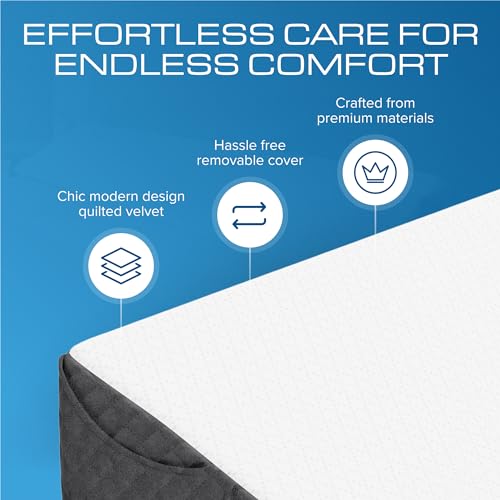 Image of Kolbs Bed Wedge Pillow for Sleep Apnea, FSA Eligible Acid Reflux, and Back Pain Relief, with Chic Jacquard Cover - Headboard Wedges for Sleeping (Full Headboard Wedge Pillow - 54 inch)