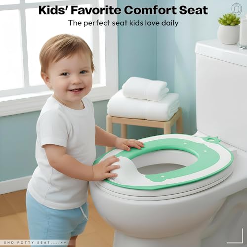Image of StarAndDaisy Potty Seat /Chair for Kids 1-5 Years / 3-In-1 Baby Toilet Training Seat with Anti-Skip Pads, Removable Potty Pot, Potty Training Seat for Baby & Kids -Aqua