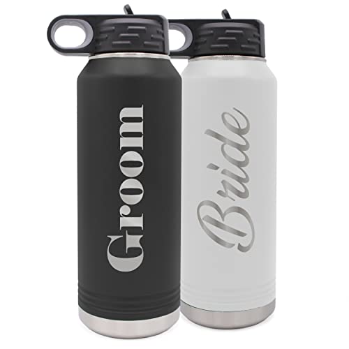 My Personal Memories Bride and Groom Insulated Travel Tumbler Set