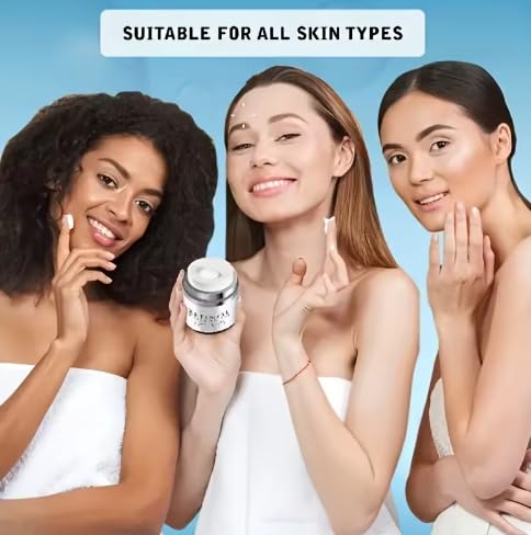 Collagen, Serum, Retinol Anti-Aging Face Cream, Moisturizing with Hyaluronic Acid, Vitamins A B C E, Moisturizing Day and Night Treatment, All Skin Types, Paraben Free, 50mg - Image 3