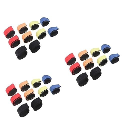 BESPORTBLE 3sets Fishing Rod Tie Straps Rod Covers Elastic Bandages Wrapping Bands Set Strong Hook and Loop 8pcs*3