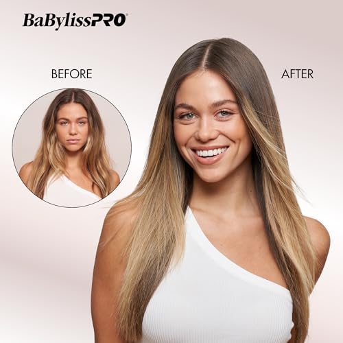 Image of BaBylissPRO Nano Titanium Prima Ionic Hair Straightener - Professional Flat Iron & Curling Iron in One for Stylists, Pro Styling Hair Tool