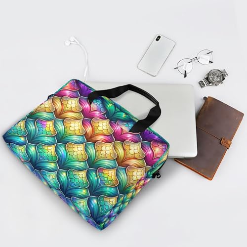ALAZA Funda para Portátil Arcoíris Escamas Sirena 15.7" miniatura 7