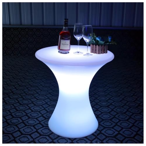 exproyzk LED-Bartisch Wiederaufladbarer Cocktailtisch mit Beleuchtung...