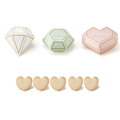 プチギフト ジュエルボックス ハートクッキー5枚入り (単品)