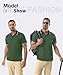 ZITY 6 Pack Men Polo Shirts Short Sleeve with Pocket Wicking Shirts for Men Casual Collared T-Shirts 8.3 Per Piece