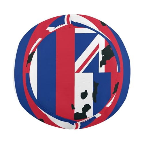 Map of Hawaii and Hawaiian FlagChildren's Bucket Hat for Boys and Girls, Breathable Summer Beach Hat54cm4