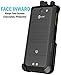 Holster for Sonim XP5 Plus Phone, Nakedcellphone Black [Rotating/Ratchet] Belt Clip Holder Case with Secure Latch for XP5plus (Model XP5900, 2022)