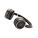 Jabra Evolve 75 UC Stereo Wireless Bluetooth Headset/Music Headphones Including Link 370 (U.S. Retail Packaging), Black