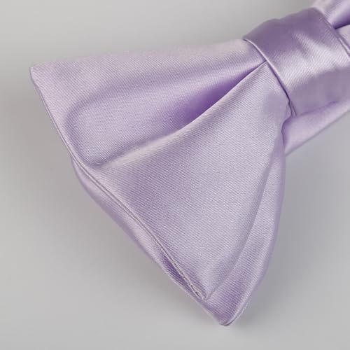 Image of Alizeal Mens 4pcs Formal Solid Bow Tie Set