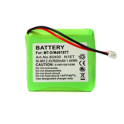 2 x bateria do telefonu stacjonarnego zamiennik akumulator do MD81877 MD82711 MD82772 MD82877 MD83208 MD83877 Life E63038 S63006 S63008 S63022 Life S63088 S63008 S63008 S63008 49 MD8 493708 60400 600