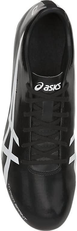 ASICS Men's Hyper Sprint 7 Track & Field Shoe, Black/White, 10 M US