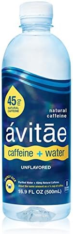 Avitae Natural Caffeine Water 45mg Caffeine | No-Crash Coffee & Soda Substitute | Green Coffee Bean Extract, Zero Chemicals, Zero Sugar, Zero Calories (12 Pack)