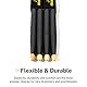Donner Black Drum Sticks 7A Classic Maple Wood 2 Pair with Carrying Bag