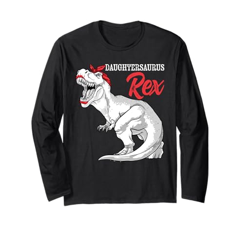 Daughtersaurus Rex Dinosaur Daughter Saurus Family Matching Langarmshirt