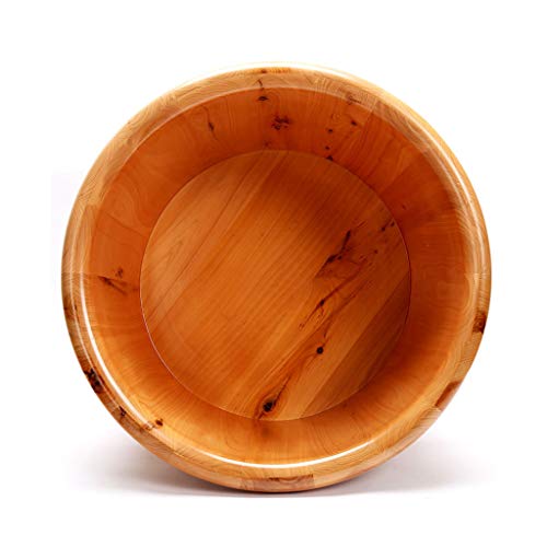 Cubeta de Madera para Baño de Pies 25x42 cm con Tapa miniatura 5