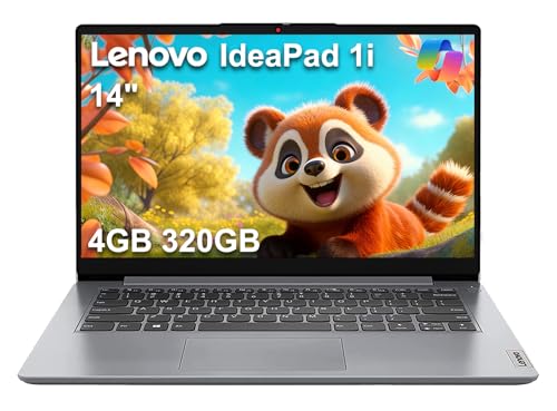 Image of Lenovo Ideapad 1i 14 inch Laptop (4GB RAM, 256GB SSD + 64GB eMMC), Intel Dual-Core for Business, Home, Student, Webcam, Anti-Glare, Long-Battery Life, Lightweight, Type-C, Wi-Fi 6, Win 11 Home in S Mode