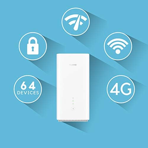 Huawei B628-265, CAT 12 4G/LTE CPE, Dual Band Wi-Fi Router, 600Mbps, Connect up to 64 Devices, Balong Chipset, Unlocked to any Network + UK Plug- White
