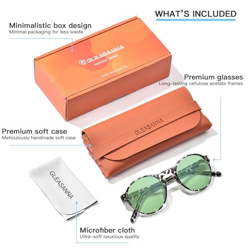 Image of Sleep Glasses for 99.9% Blue Light Glasses Dual AR Coatings Green Lens for Computer Gaming Reduce Eyestrain