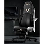 AutoFull M6 Gaming Chair, Ergonomic Office Chair with Dynamic Lumbar Support, 6D Adjustable Armrests and Footrest (Black) - Image 2