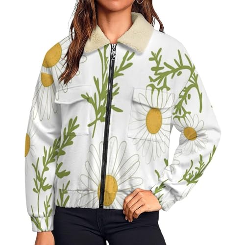 Veste polaire femme contre le froid avec doublure sherpa épaisse