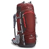 [MOUNTAINTOP] [マウンテントップ] バックパック 80L 登山 リュック 防水 大容量 軽量 ザックテント泊用 ハイキングリュックサック 大型 キャンプ 防災 旅行 レインカバー付き