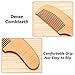 Esonto Baby Hair Care Kit, 5 in 1 Wooden Natural Goat Bristles Brush Cradle Cap Comb Baby Grooming Kit for Newborns Toddlers Boys Girls Gift