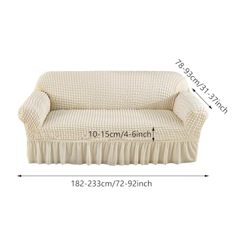 Housse de canapé seersucker élastique pour protéger et rénover - 5