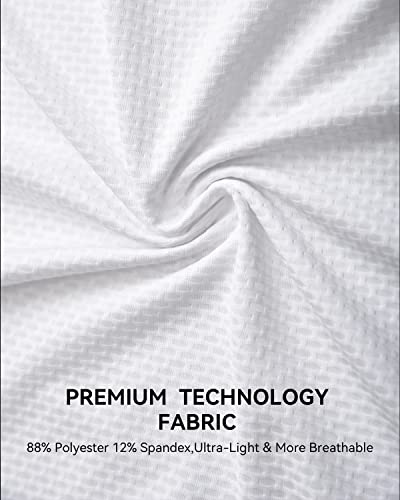 Thrlegbird Men's Compression Shirt Cycling Base Layer Slimming Vest Bike Biking Undershirt Sports Tank Top Quick Dry White #TOP4