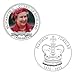 1952-2022 Queen Elizabeth II 70th Anniversary Platinum Jubilee Challenge Coin Metal Home Decoration Commemorative Coin Collection Gift (Style 5-1pcs)
