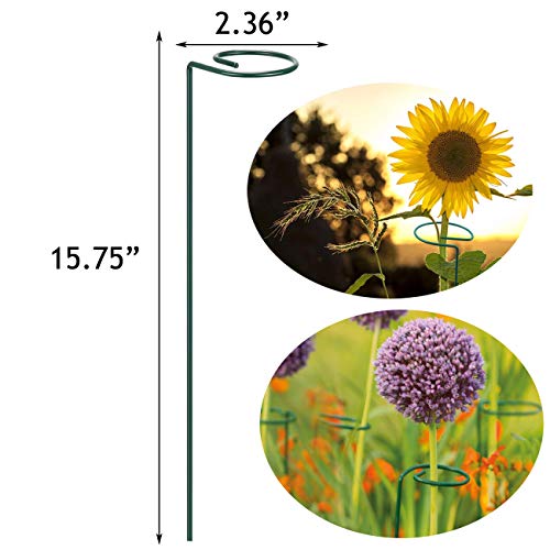 Acronde 5 Pcs Single Stem Plant Support Ring For Plant Support For Amaryllis Tomatoes Orchid Lily Peony Rose Flower Stem, Plant Cage, Plant Support #TOP5