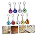 Hemobllo 45pcs Pet Collar Bells Keychain Pendants Cartoon Bell Decorations for Cat Dog Neckwear DIY Accessories Set