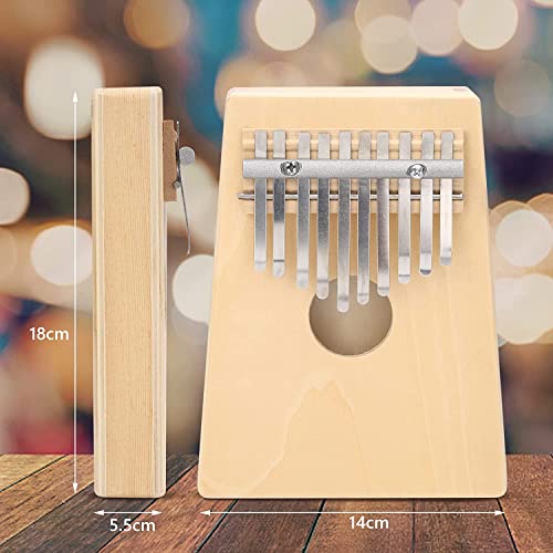 Kalimba Instrument 10 clés pour enfants, piano pour le pouce Kalimba instrument musical pour adulte débutant, thumb… - Les Beatles, Paul McCartney, John Lennon, RIngo Starr, George Harrison Kalimba Instrument 10 clés pour enfants, piano pour le pouce Kalimba instrument musical pour adulte débutant, thumb… – Image 5