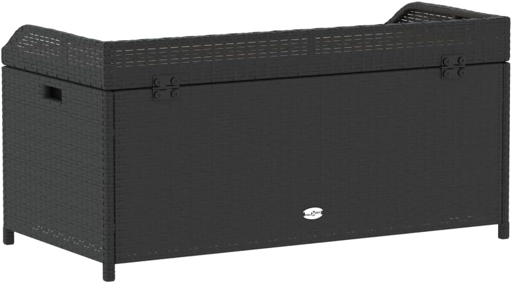 Storage Bench Seats Many Outdoor Bench Rectangular Contemporary,Modern Synthetic Rattan Outdoor Storage Bench for Garden & Patio Patio Furniture