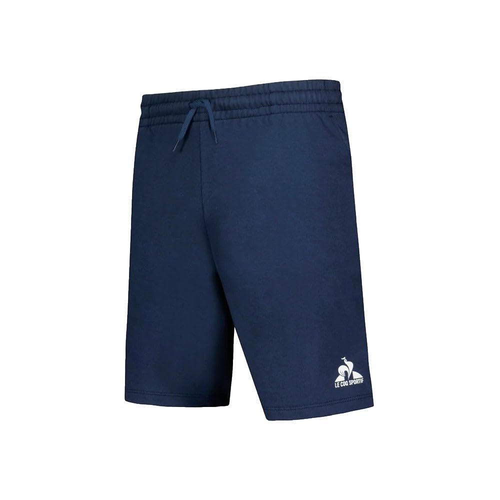 Le Coq Sportif - ESS Regular Short N°1 Kids - Miękka bawełna najwyższej jakości Sport rekreacyjny Unisex - Komfort i trwałość dla młodych sportowców - Rozmiar 8 lat - Jasnoniebieski