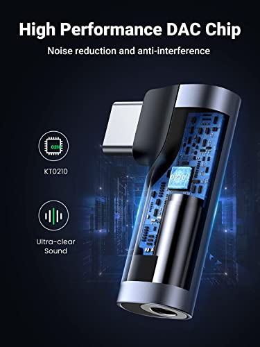 Ugreen 3.5Mm Audio Cable Aux Cord 1.5Ft And Usb C To 3.5Mm Audio Headphone Jack Adapter Bundle #TOP6