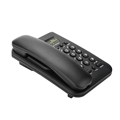 Teléfono con cable con altavoz y pantalla retroiluminada miniatura 4