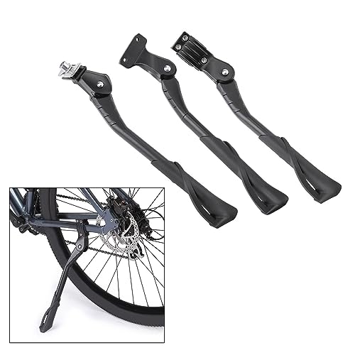 QIEIEI Adjustable Bike Side Stand Anti-Abrasions Strong Alloy High Hardness Kick Stand Cycling Bike Supplies