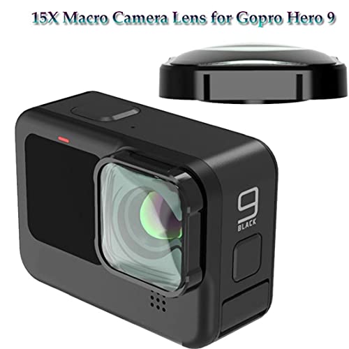 Macro Lens Vervangbare 15X Macro Action Camera Close-up Filter Optisch Glas Extra Lenzen Accessoires voor GoPro Hero 9… - Image 7