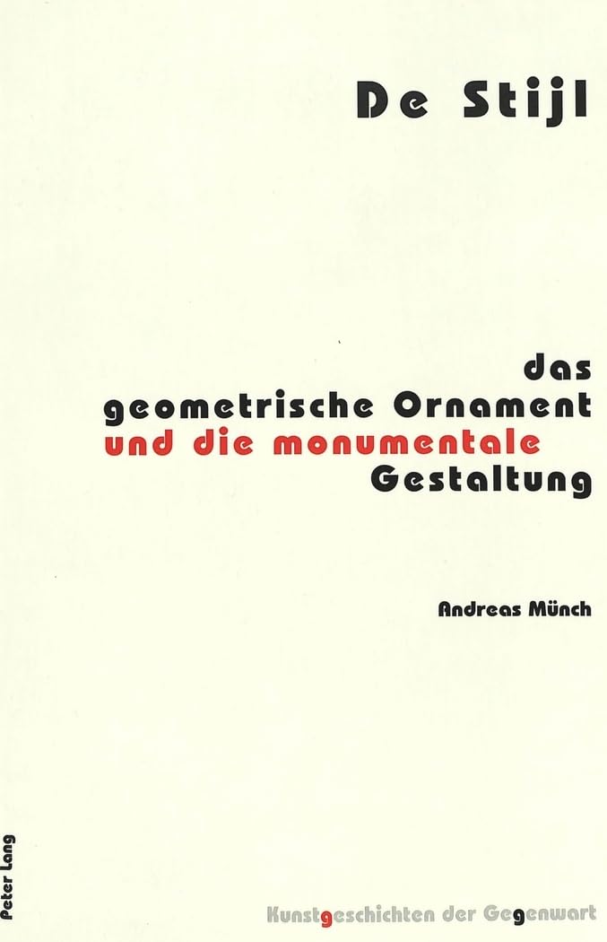 De Stijl beau livre de salon ornement géométrique esthétique minimaliste vintage