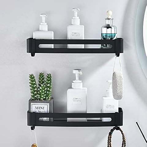 Étagère Douche Noir Maifey Cover