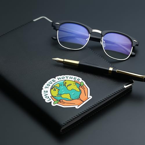 Image of Love Your Mother Earth Vinyl Waterproof Sticker Decal for Laptop Water Bottle Car Environmental Sticker 5 Inch