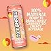 EHP Labs OxyShred Healthy Energy Drink - Zero Sugar Energy Drinks with Amino Acids, Green Tea Extract, Vitamin C & L Carnitine - Zero Carbs, Zero Calories, Clean Caffeine, Peach Candy Rings (12-Pack)