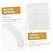 Abaodam 42pcs Drum Mute Pads Silencer Mats for Acoustic Drums Easy to Install Transparent Dampening Pads for Quiet Practice