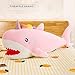 Unicorno Squalo Peluche Cuscino Simpatico Squalo Cuscino Lungo Dormire Pin-Up Bambola Peluche 30 cm Rosa