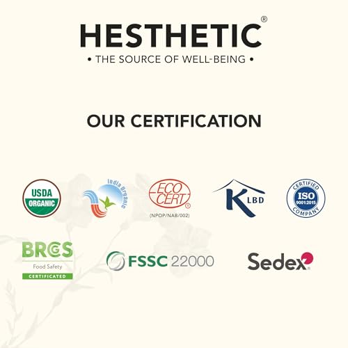 Image of HESTHETIC Premium Edible Cold Pressed Sunflower Oil, 1L, Rich in Healthy Fats, Ideal for Cooking, Frying and Salad Dressings, 100% Pure and Natural, Food Grade Virgin Oil, Glass Bottle