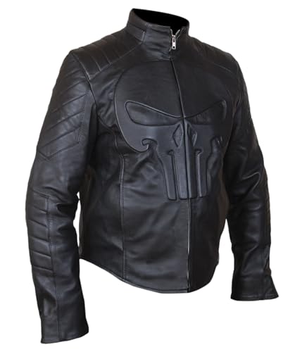 Flesh & Hide F&H Kid's Superhero Genuine Leather Skull Jacket2