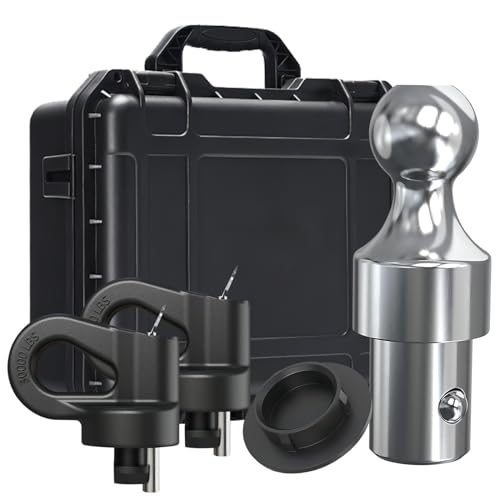 60692 Puck System Gooseneck Hitch Ball Kit with Box, Compatible with 2013-2021 Ford F250 F350 F450, 2016-2020 Chevrolet Silverado, GMC Sierra & Nissan Titan XD, 30000 lbs GTW/ 7500 lbs VTW